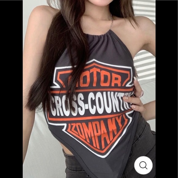 🏍 🏍🏍 Chain Neck Back Tie Cami Top🏍🏍🏍 - Picture 3 of 8